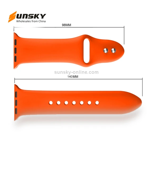 Double Rivets Silicone Watch Band — Smartwatch Straps