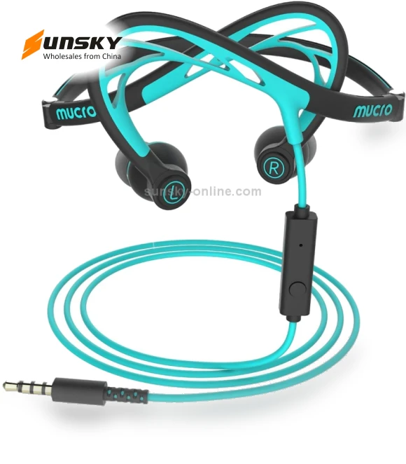 Foldable Wired Running Sports Headphones — In-Ear Headphones, Mucro