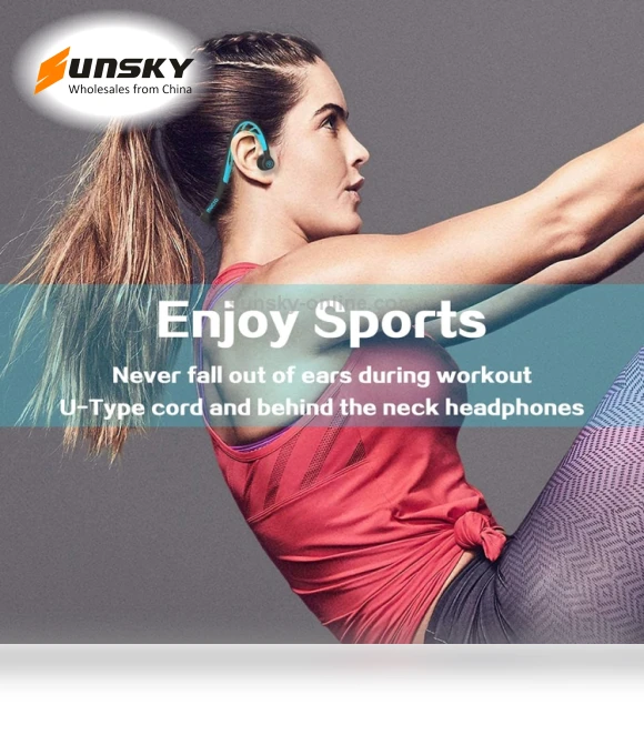 Foldable Wired Running Sports Headphones — In-Ear Headphones, Mucro