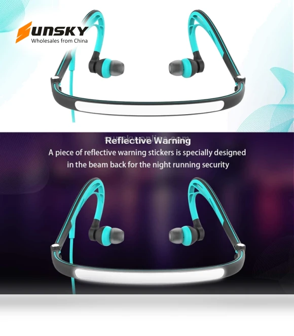 Foldable Wired Running Sports Headphones — In-Ear Headphones, Mucro