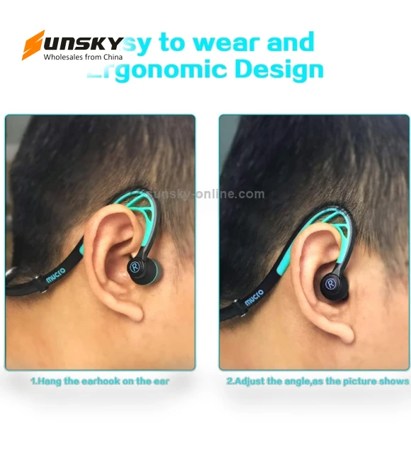 Foldable Wired Running Sports Headphones — In-Ear Headphones, Mucro