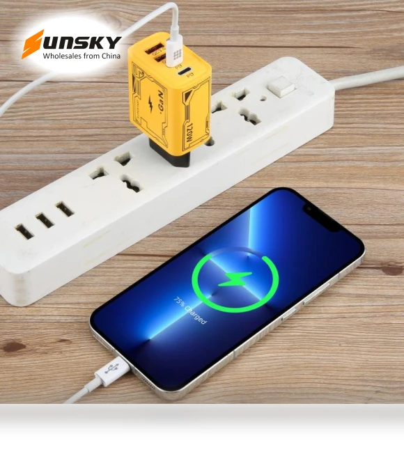 GaN 120W Charge Adapter — Chargers & Adapters, KO-72