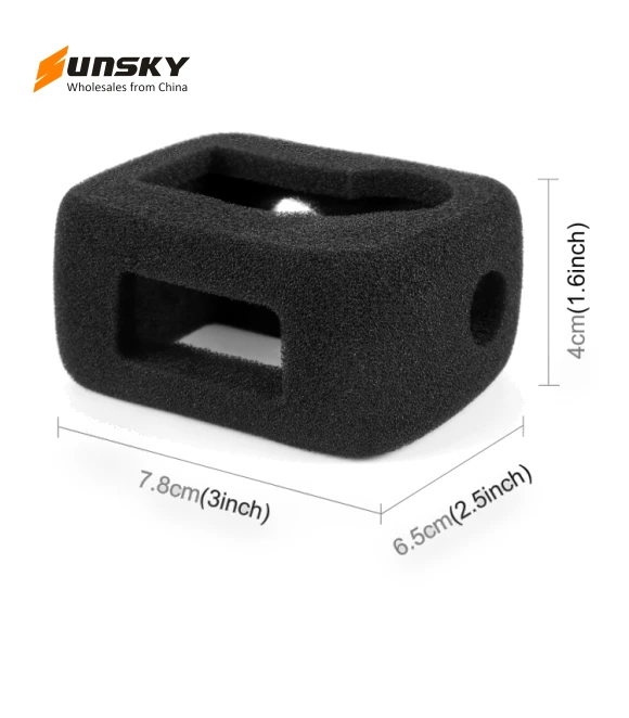 High Density Foam Windshield — Wearable Cameras, PULUZ
