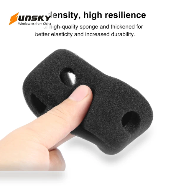 High Density Foam Windshield — Wearable Cameras, PULUZ