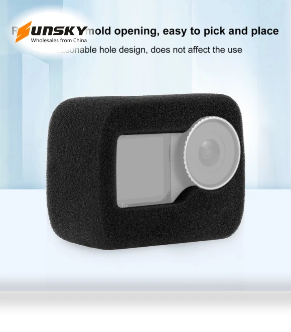 High Density Foam Windshield — Wearable Cameras, PULUZ