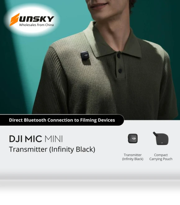 Mic Mini Transmitter — Wireless Audio Transmission Gear, DJI