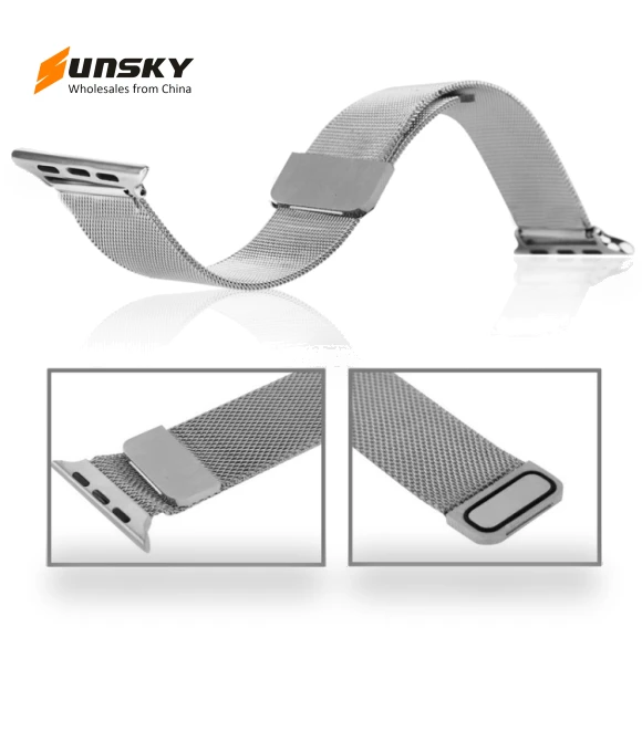 Milanese Loop Magnetic Stainless Steel Watchband — Watch Accessories