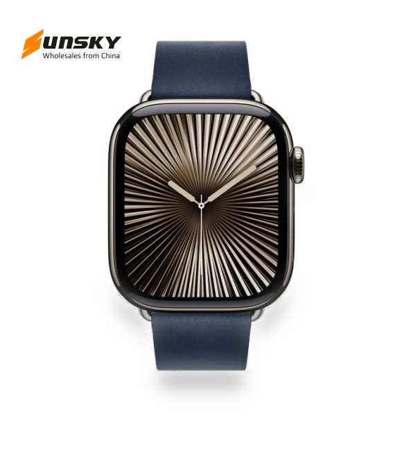 Modern Style Leather Watch Band — Bands