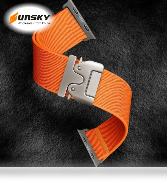 Parachute Buckle Elastic Nylon Watch Band — Watch Straps & Bands