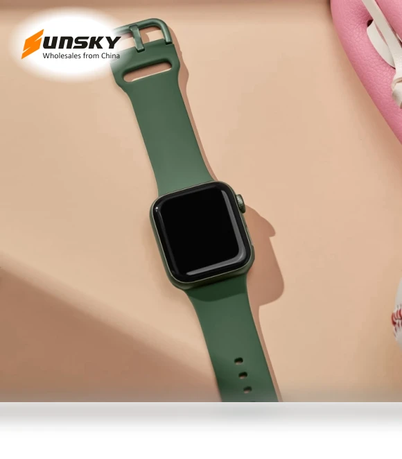Pin Buckle Silicone Watch Band — Bands