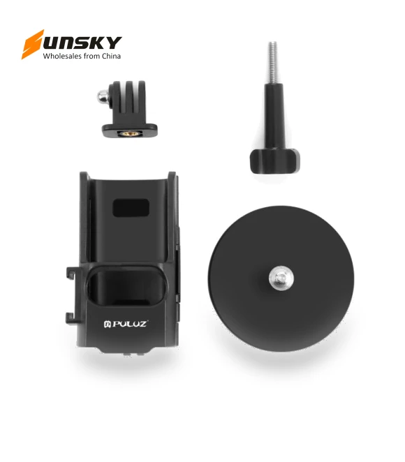 Protective Frame Magnetic Desktop Mount Angle Adjustable Base — Steady Shots, PULUZ