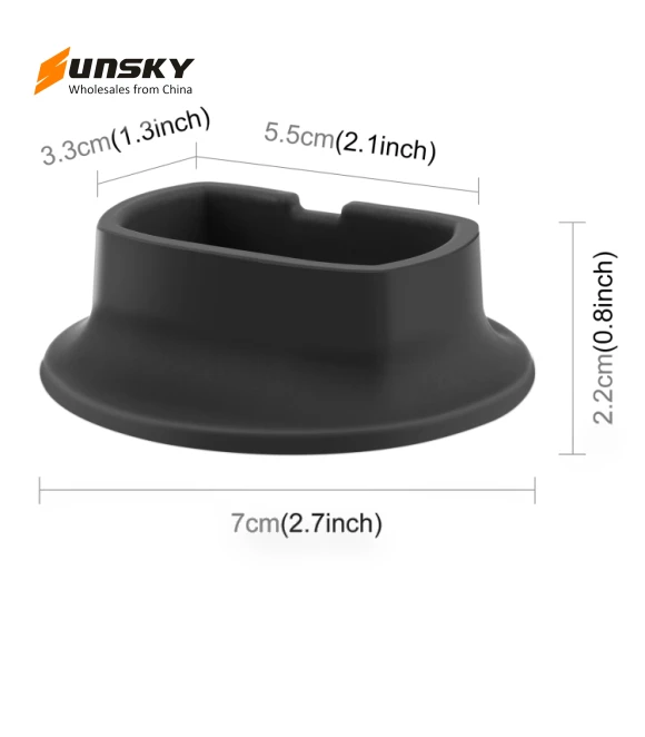 Silicone Dock Desktop Fixed Base Bracket — Screen Protectors, PULUZ