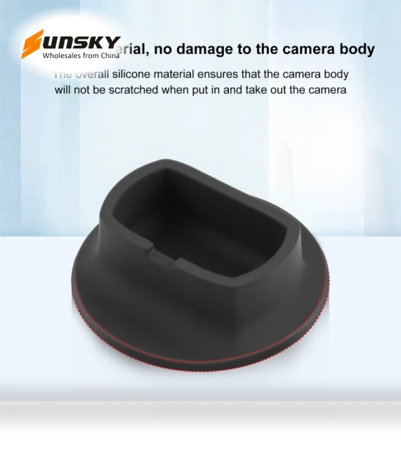 Silicone Dock Desktop Fixed Base Bracket — Screen Protectors, PULUZ