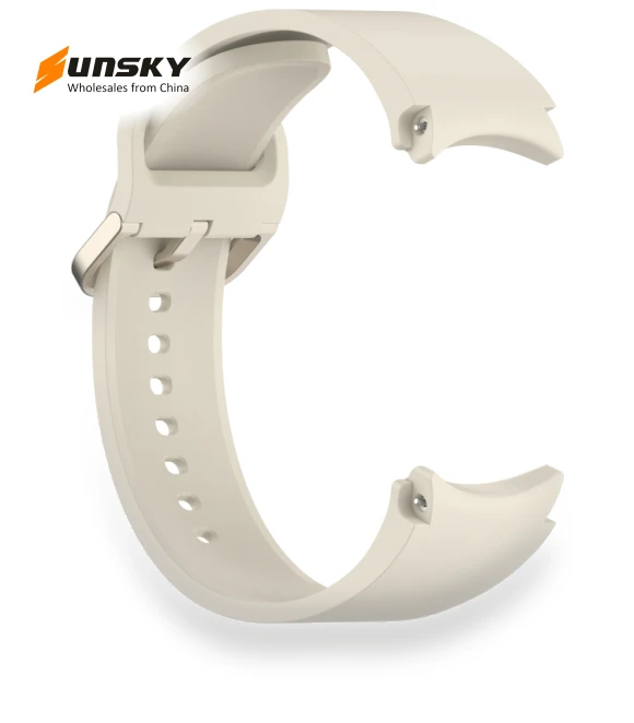 Solid Color Quick Release Silicone Watch Band — Girls' Watch Straps, Samsung