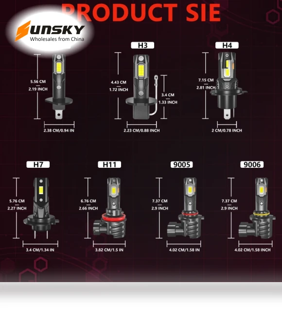 Universal Direct Plug LED Headlight Retrofit Bulb — Headlight