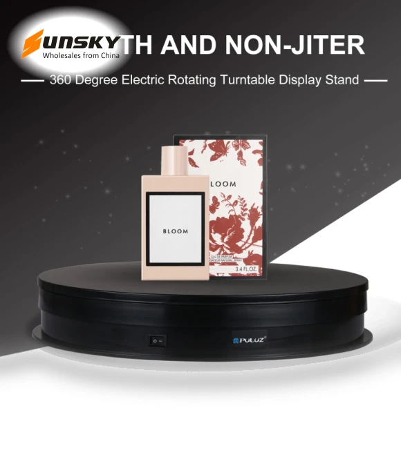 USB Electric Rotating Turntable Display Stand — Turntables, PULUZ