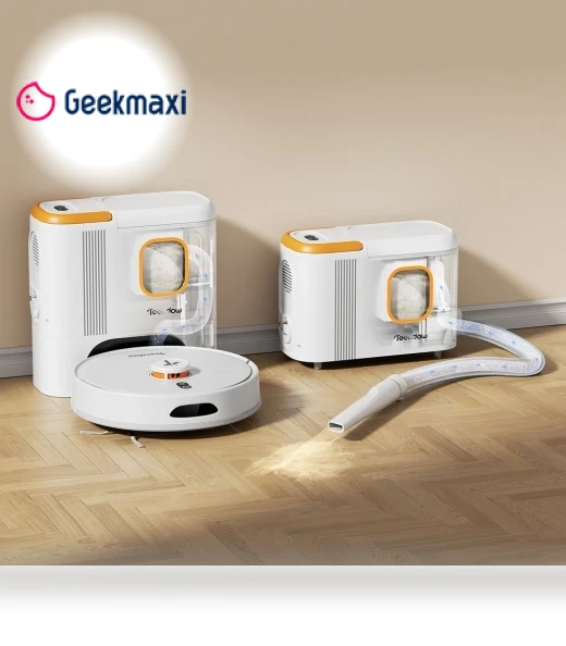 2in1 Robot Vacuum Cleaner & Pet Grooming Tool — Smart Cleaning Robots, Teendow
