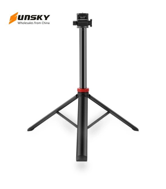 Aluminum Alloy Broadcast Fill Light Bracket Telescopic Tripod — Camera Supports, PULUZ