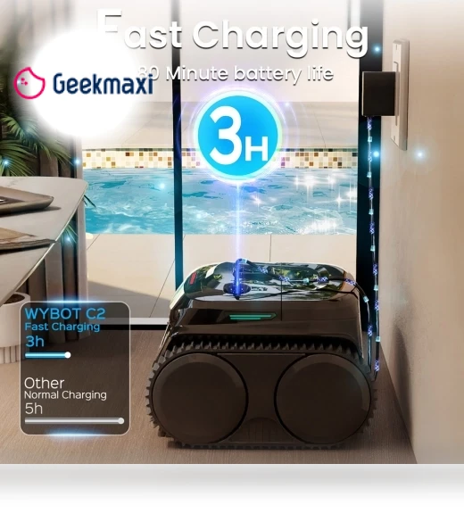 Cordless Pool Robot Vacuum — Smart Cleaning Robots, WYBOT