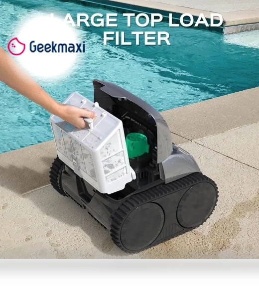 Cordless Robotic Pool Cleaner — Automated Pool Maintenance, WYBOT