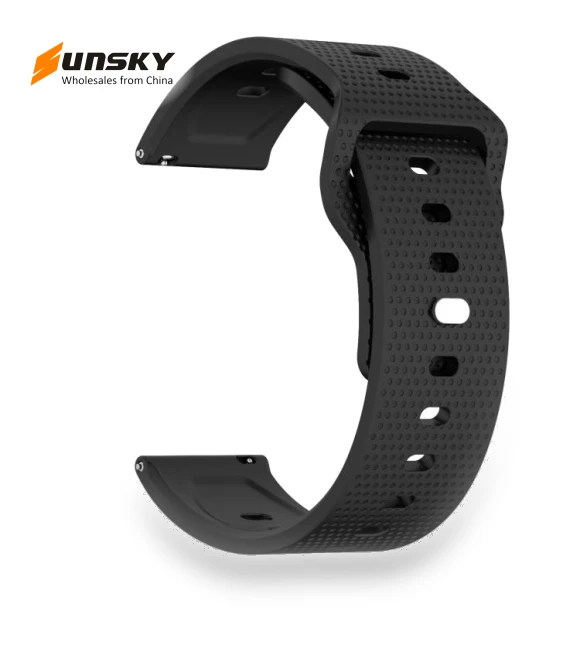 Dot Studded Buckle Silicone Watch Band — Bands, Kalebol