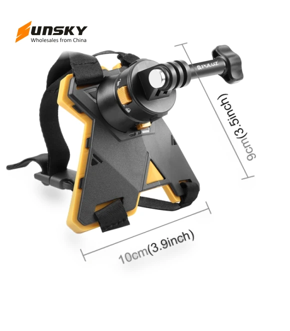 Magnetic Quick Release Motorcycle Helmet Chin Strap Mount — Camera & Photography, PULUZ