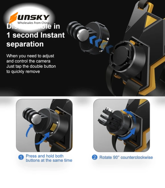 Magnetic Quick Release Motorcycle Helmet Chin Strap Mount — Camera & Photography, PULUZ
