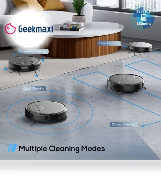 Robot Vacuum Cleaner and Mop — Smart Cleaning Robots, Teendow