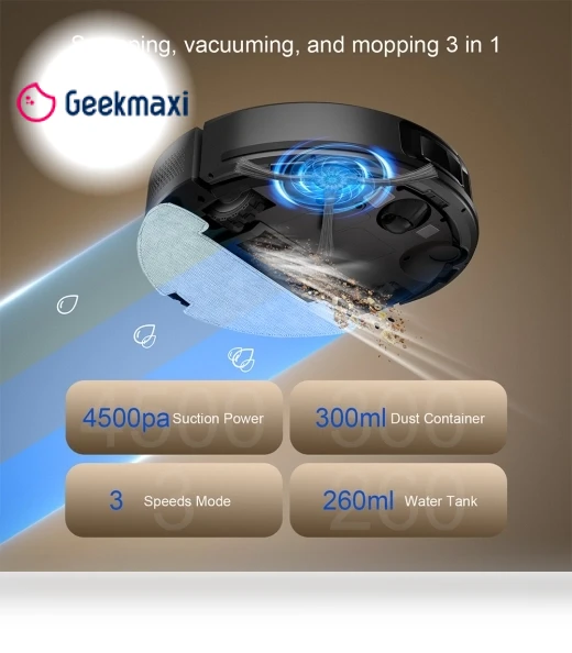 Robot Vacuum Cleaner and Mop — Smart Cleaning Robots, Teendow