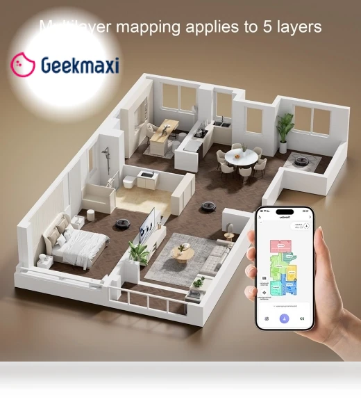 Robot Vacuum Cleaner and Mop — Smart Cleaning Robots, Teendow