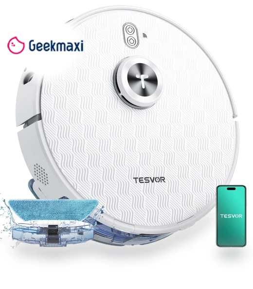 Robot Vacuum Cleaner with Wiping Function — Smart Cleaning Robots, Tesvor