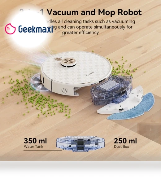 Robot Vacuum Cleaner with Wiping Function — Smart Cleaning Robots, Tesvor
