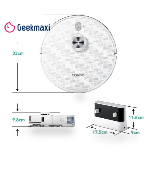 Robot Vacuum Cleaner with Wiping Function — Smart Cleaning Robots, Tesvor