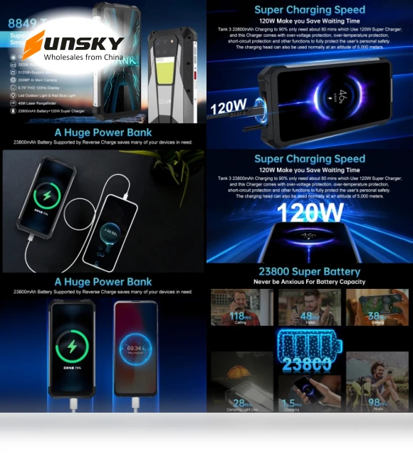 Smartphone with Laser Rangefinder and Night Vision — Lens Attachments, Unihertz
