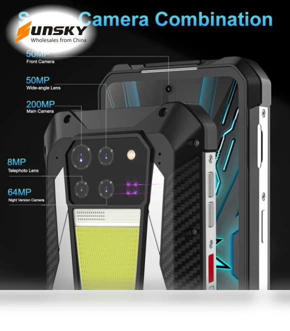 Smartphone with Laser Rangefinder and Night Vision — Lens Attachments, Unihertz
