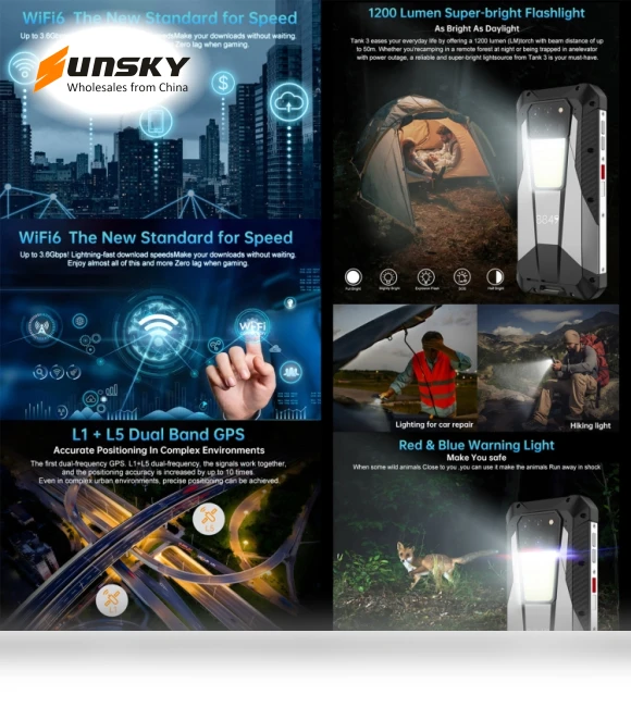 Smartphone with Laser Rangefinder and Night Vision — Lens Attachments, Unihertz