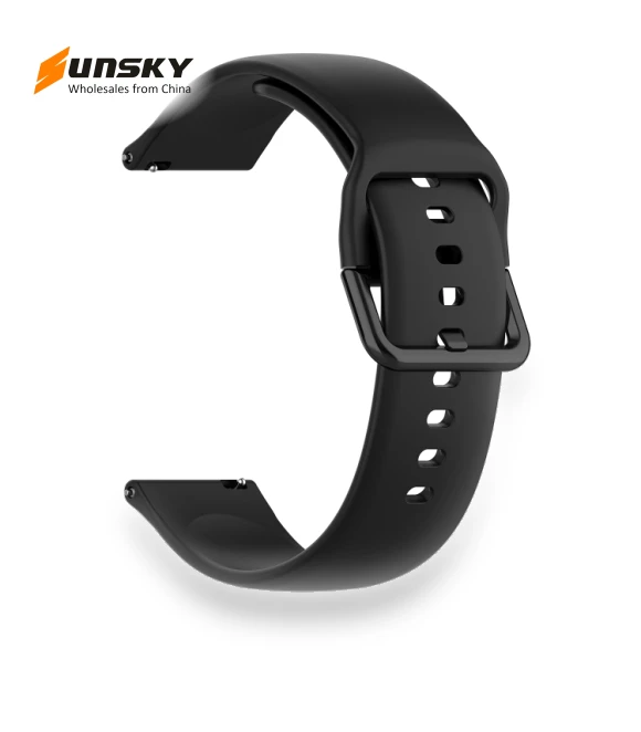 Solid Color Soft Silicone Watch Band — Watch Straps & Bands, Amazfit