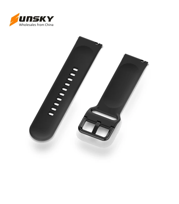 Solid Color Soft Silicone Watch Band — Watch Straps & Bands, Amazfit