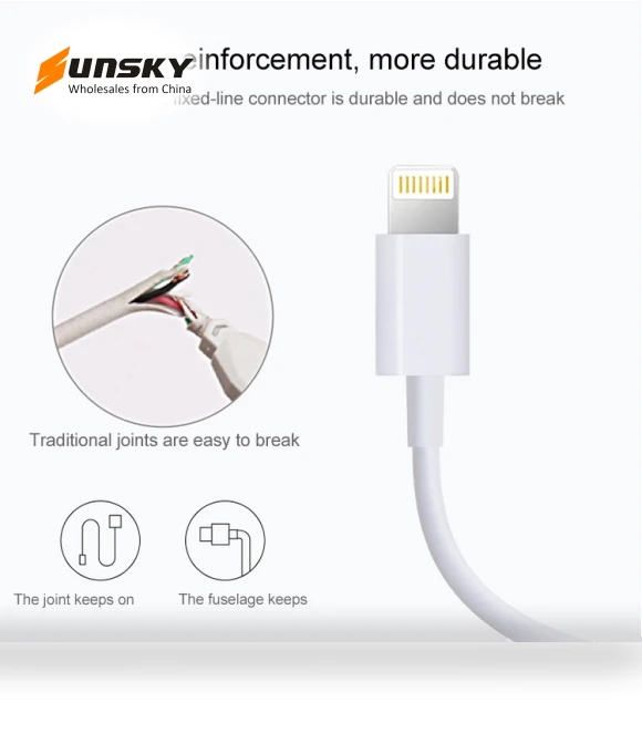 8 Pin to USB 2.0 Sync Data / Charging Cable — Cables