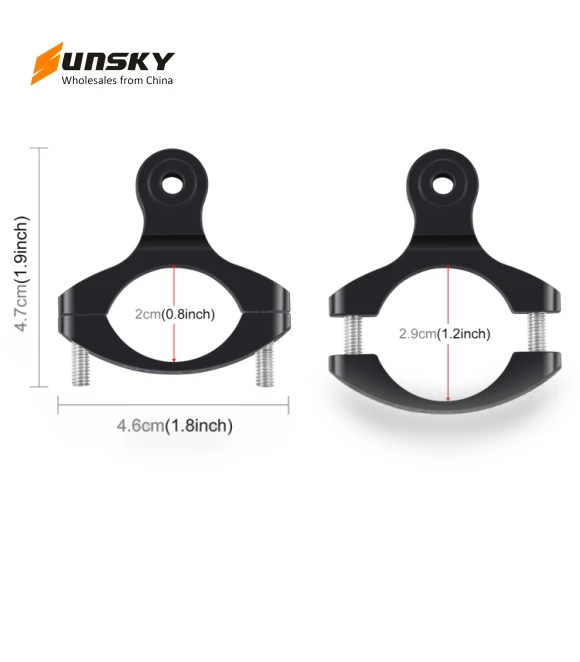 Bike Handlebar Adapter Aluminum Mount — Mounts & Adapters, PULUZ