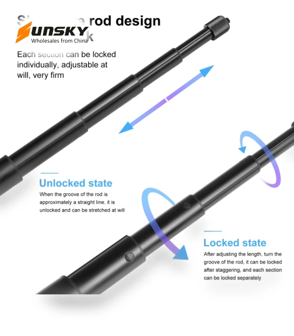 Cycling Quick Release Bracket with 150cm Selfie Stick Set — Selfie Sticks, PULUZ