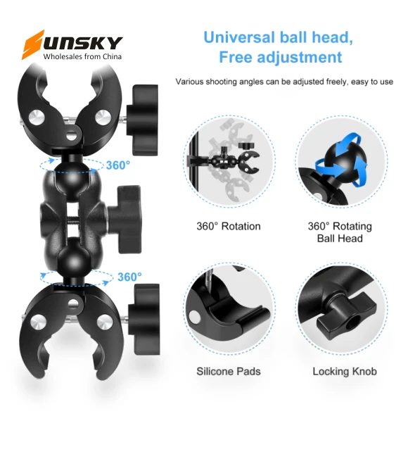 Cycling Quick Release Bracket with 150cm Selfie Stick Set — Selfie Sticks, PULUZ