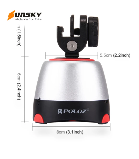 Electronic 360 Degree Rotation Panoramic Head with Remote Controller — Accessory Bundles, PULUZ