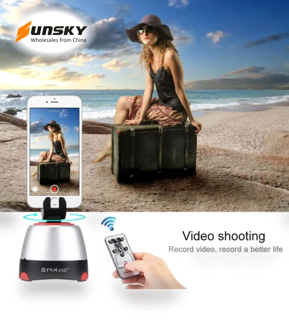Electronic 360 Degree Rotation Panoramic Head with Remote Controller — Accessory Bundles, PULUZ