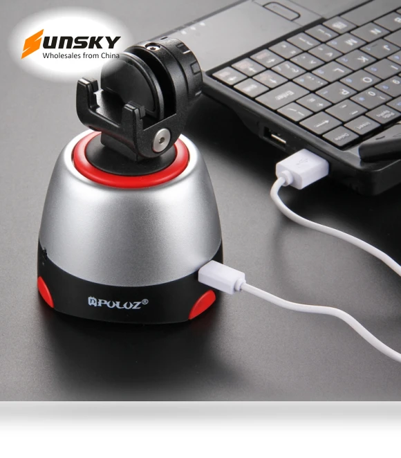Electronic 360 Degree Rotation Panoramic Head with Remote Controller — Accessory Bundles, PULUZ