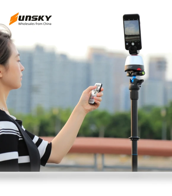 Electronic 360 Degree Rotation Panoramic Head with Remote Controller — Accessory Bundles, PULUZ