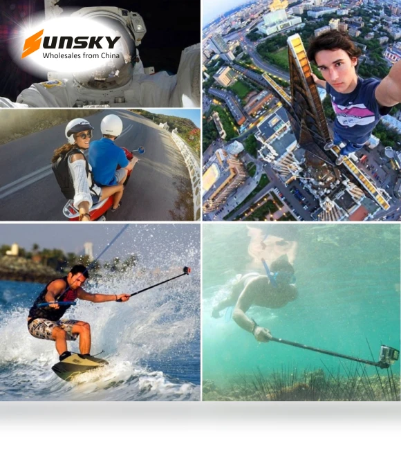Extendable Handheld Selfie Monopod — Camera Supports, PULUZ