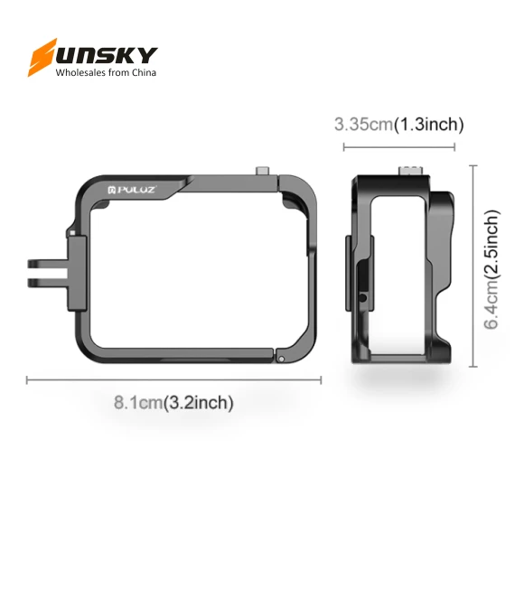 Metal Protective Cage Adapter Frame — Camera Brackets, PULUZ