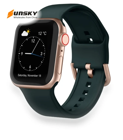 Pin Buckle Silicone Watch Band — Bands