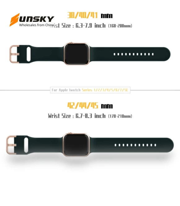 Pin Buckle Silicone Watch Band — Bands